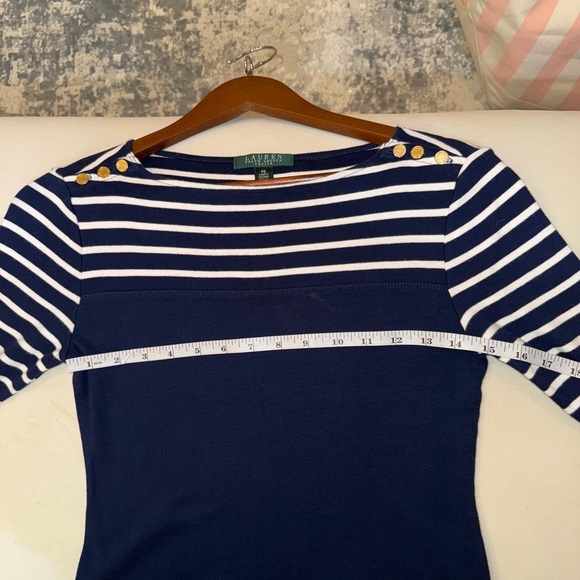 Ralph Lauren Nautical Dress Petite S - Picture 6 of 6